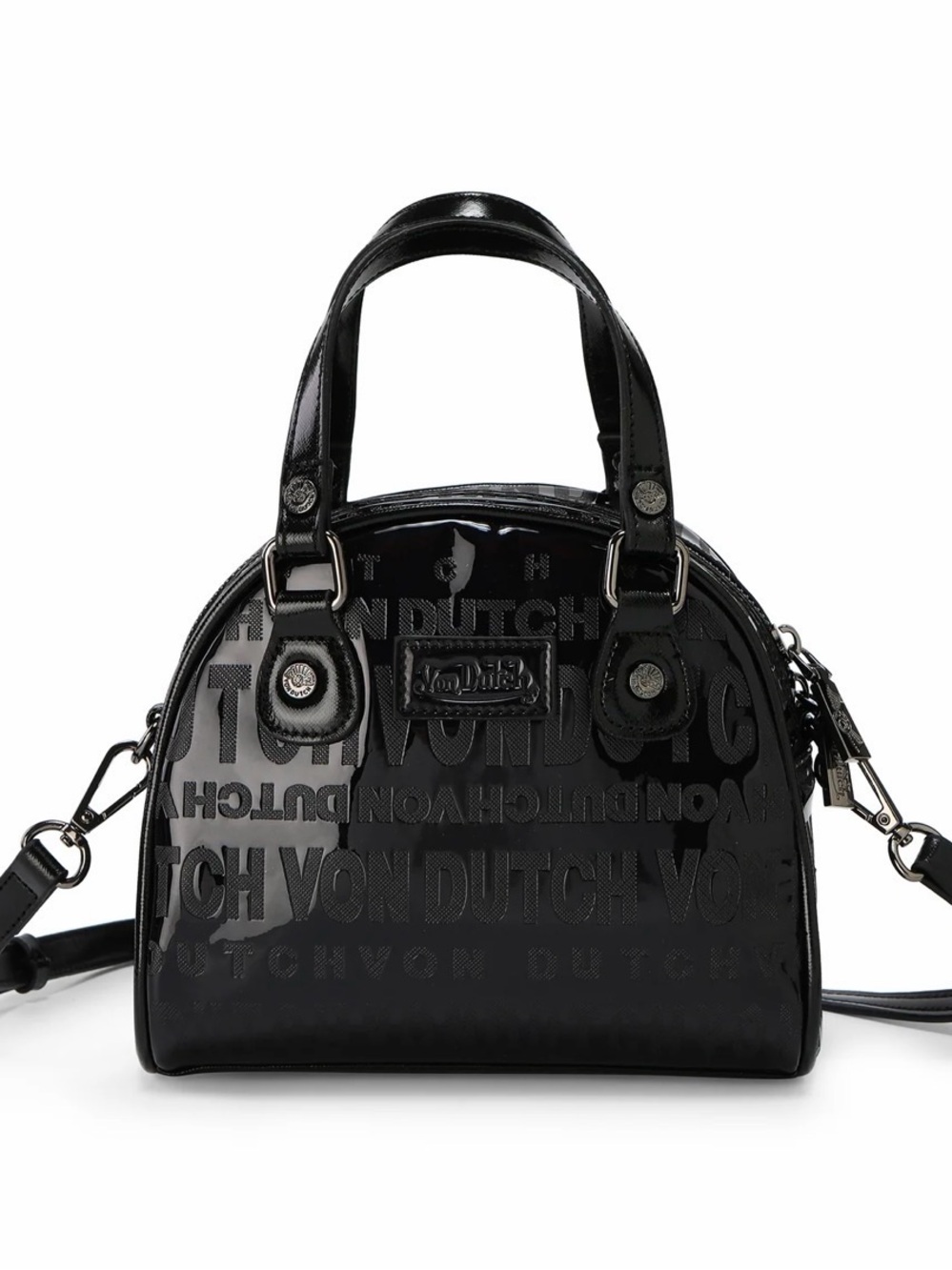 Von Dutch Black Onyx Reflective Bowling Bag